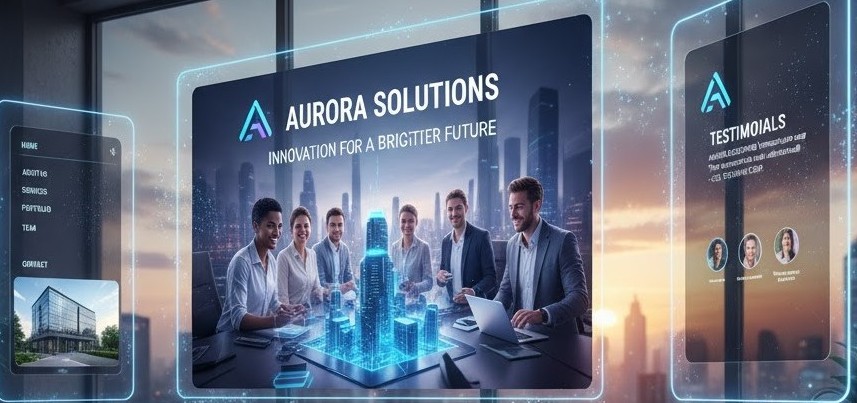 gambaran website company profile perusahaan