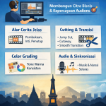 Teknik editing video profile Jogja