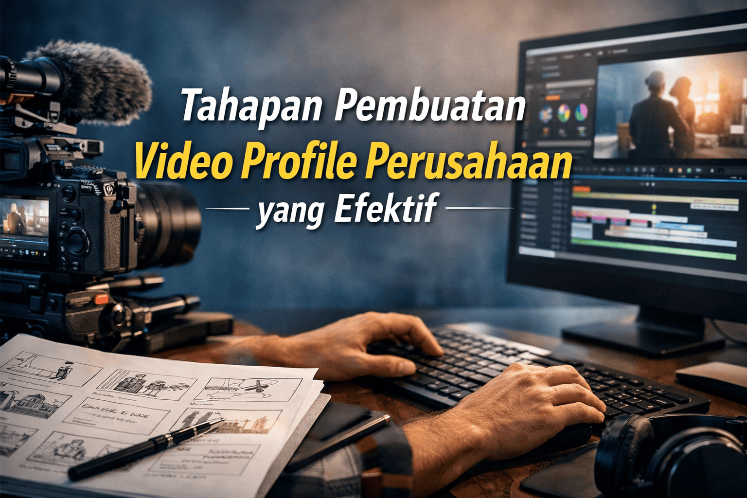 Pelajari tahapan pembuatan video profile perusahaan
